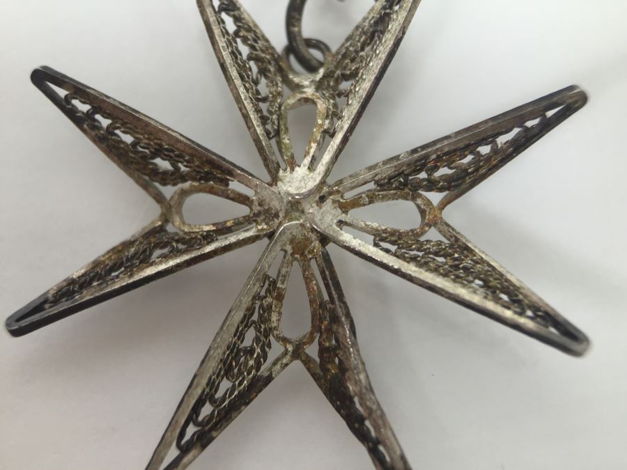 Sterling Silver Chain With Star Pendant 2.3g [Photo 7]