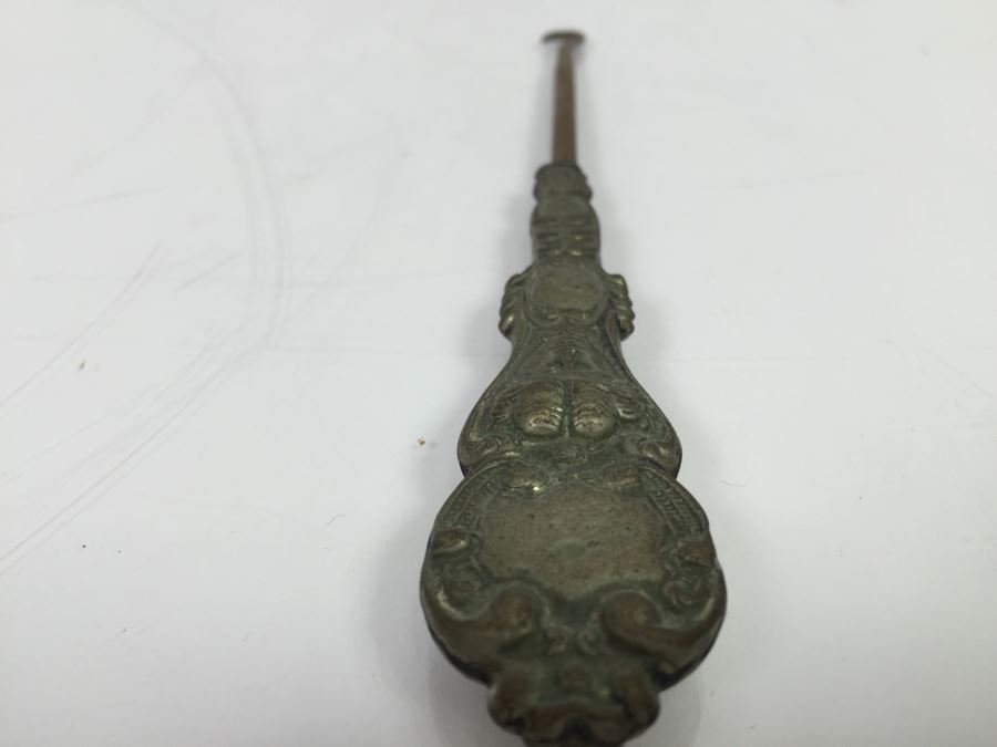 Vintage Sterling Silver Handle Button Hook [Photo 8]