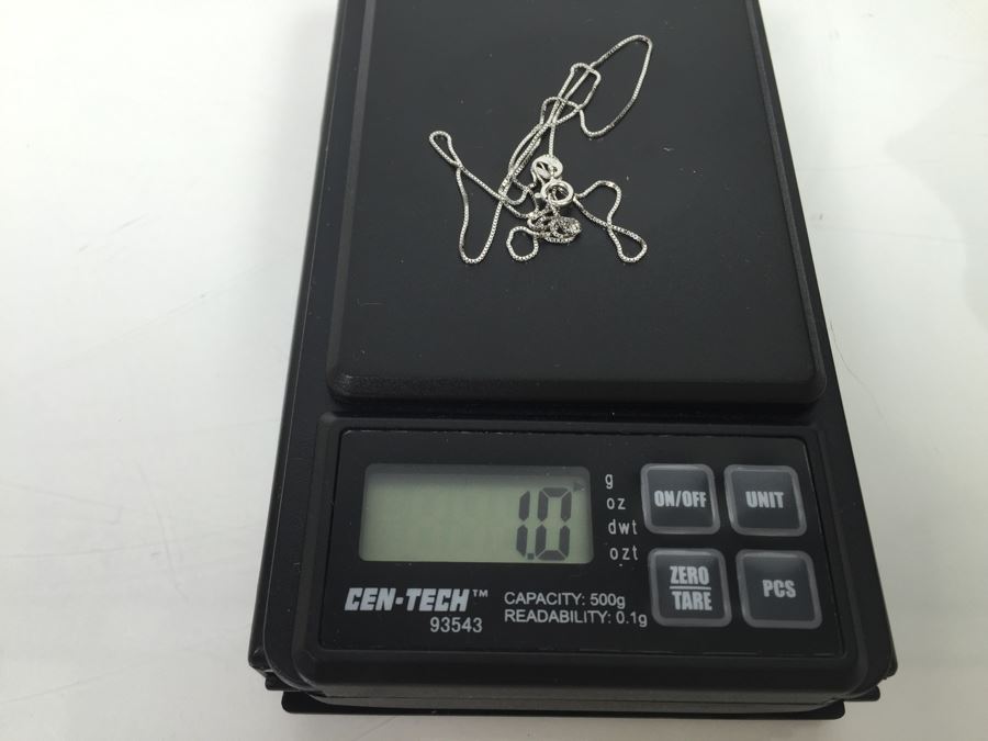 18K White Gold Box Chain 1.0g [Photo 7]