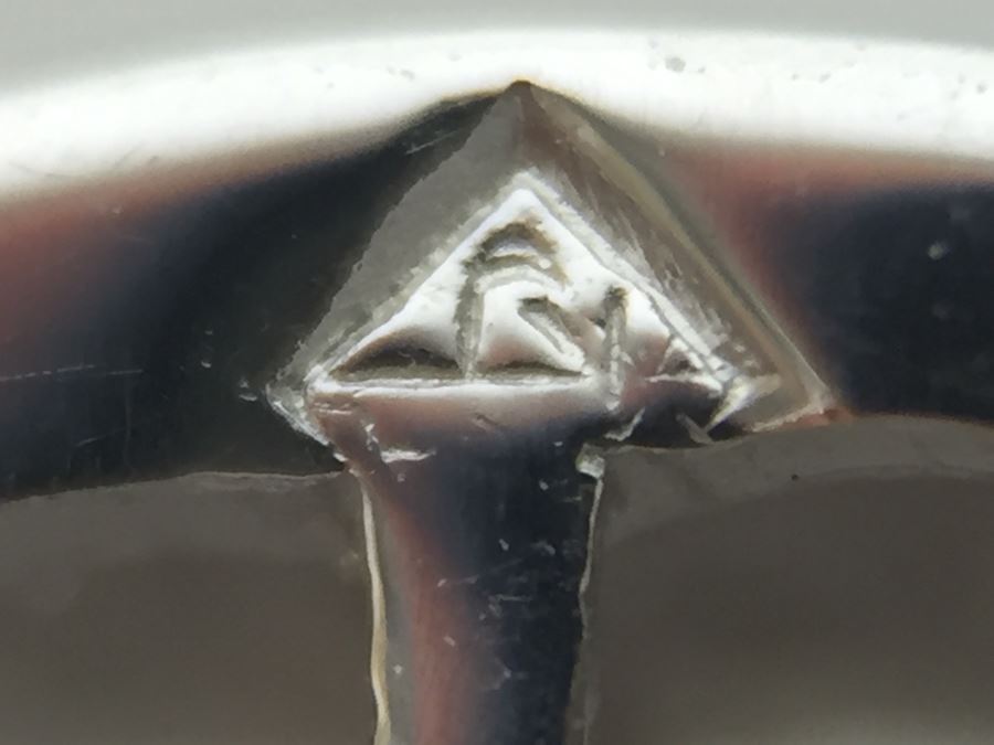 14K White Gold Pendant With Pearl And Small Clear Stones 1.8g [Photo 19]