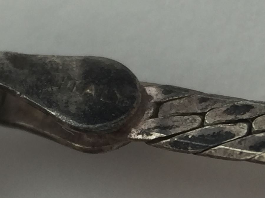 Sterling Silver Herringbone Bracelet 1.5g [Photo 5]