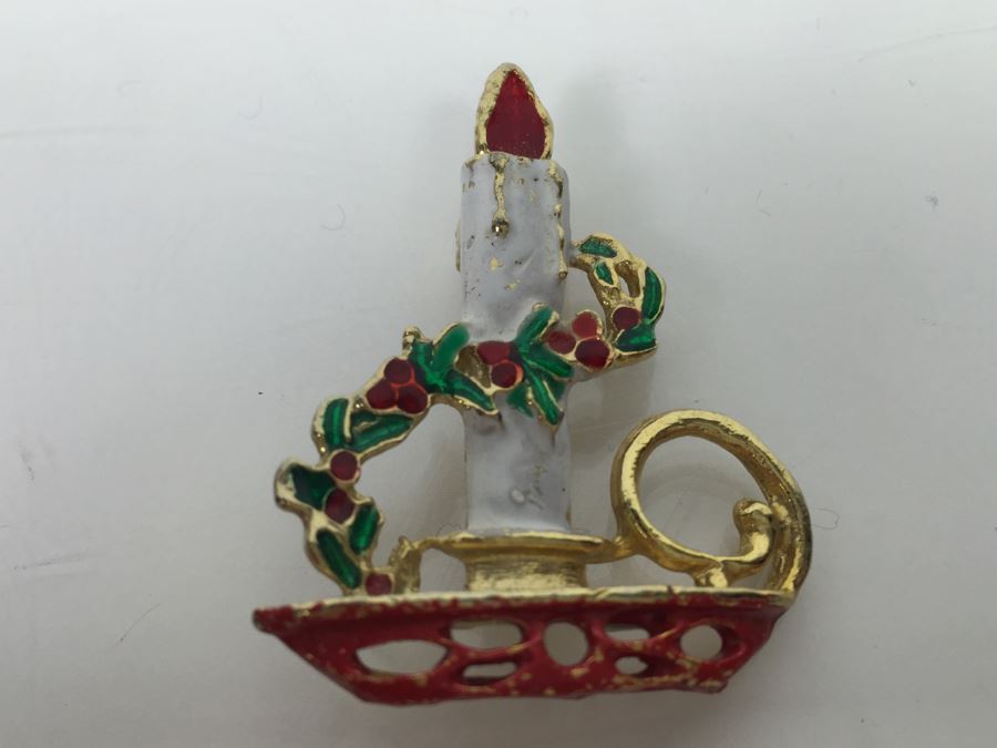 Set Of (3) Holiday Themed Brooches [Photo 13]