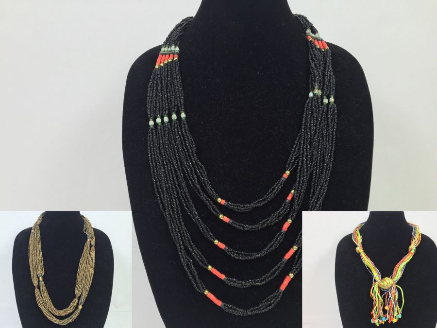 Set Of (3) Vintage Necklaces