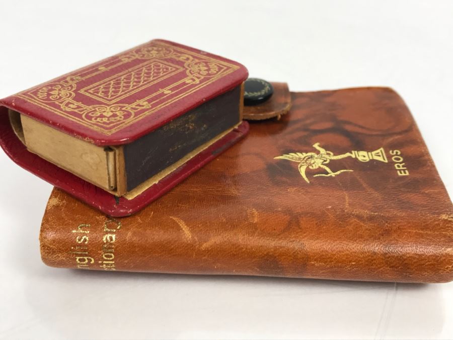 Vintage Midget Series Dictionary And Miniature Book Style Matchbox [Photo 9]