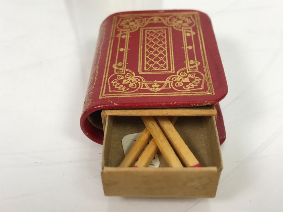Vintage Midget Series Dictionary And Miniature Book Style Matchbox [Photo 5]