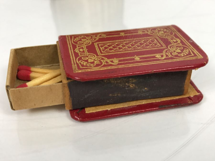 Vintage Midget Series Dictionary And Miniature Book Style Matchbox [Photo 6]