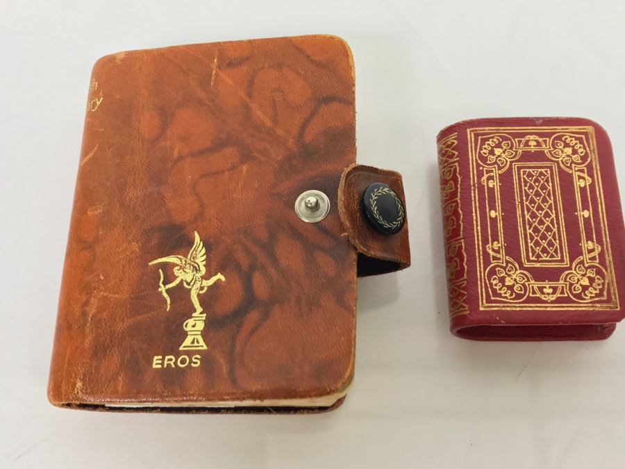 Vintage Midget Series Dictionary And Miniature Book Style Matchbox [Photo 7]