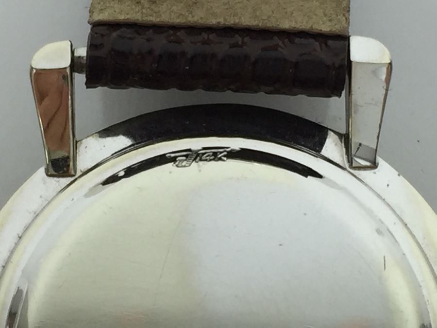 Vintage Lord Elgin Men's 14k Gold Shockmaster Watch [Photo 13]