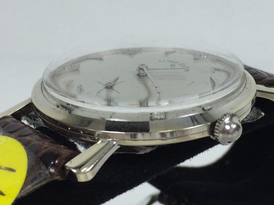 Vintage Lord Elgin Men's 14k Gold Shockmaster Watch [Photo 6]