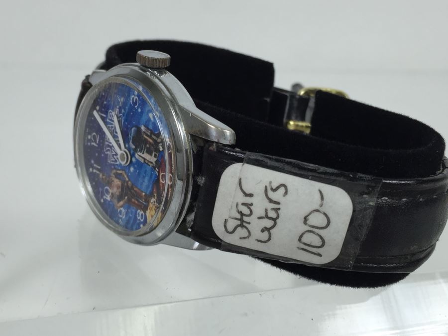 Vintage 1977 STAR WARS Bradley Watch R2-D2 C3PO [Photo 5]