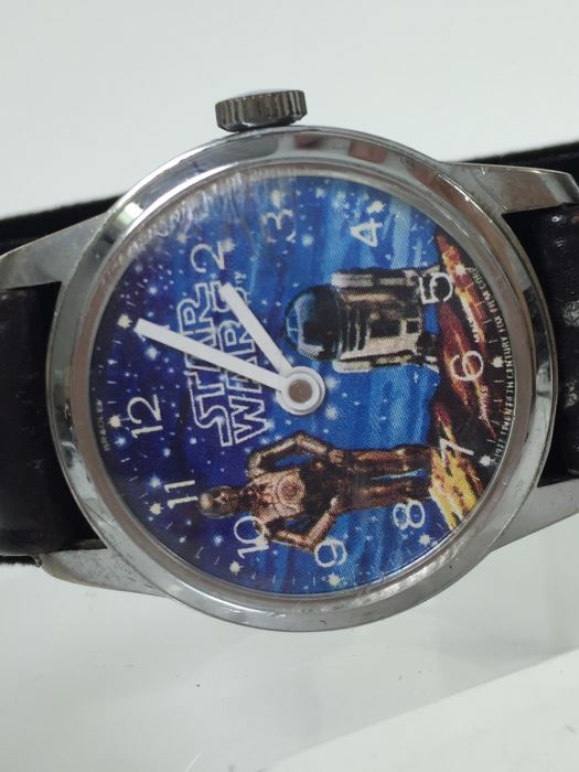 Vintage 1977 STAR WARS Bradley Watch R2-D2 C3PO [Photo 3]