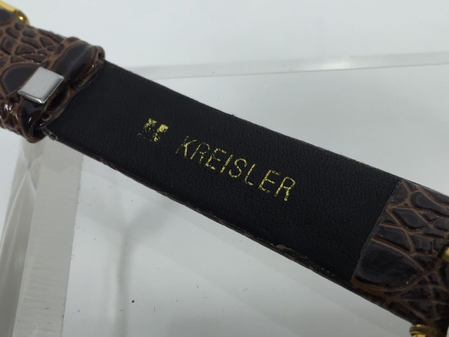 Vintage GUCCI Watch Swiss Made KREISLER Watch Band [Photo 9]