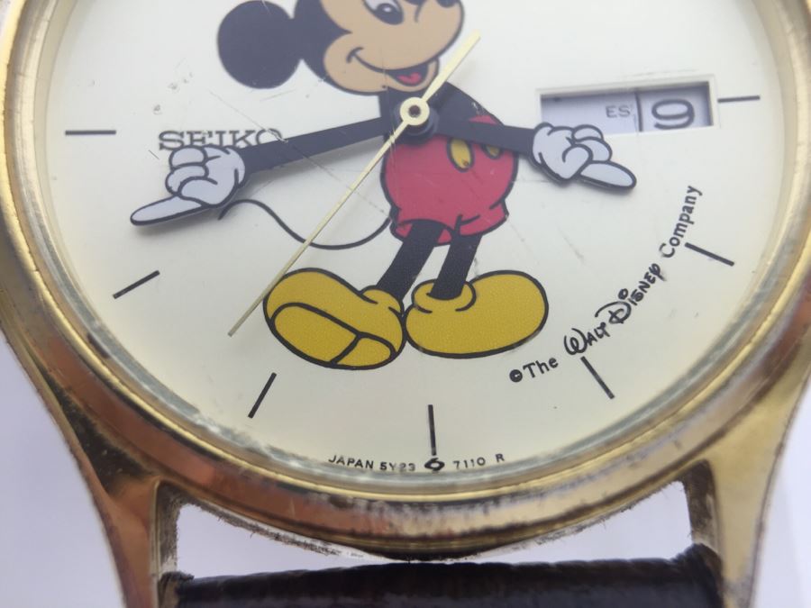 Set Of 3 Vintage Mickey Mouse Walt Disney Productions Character Watches [Photo 19]