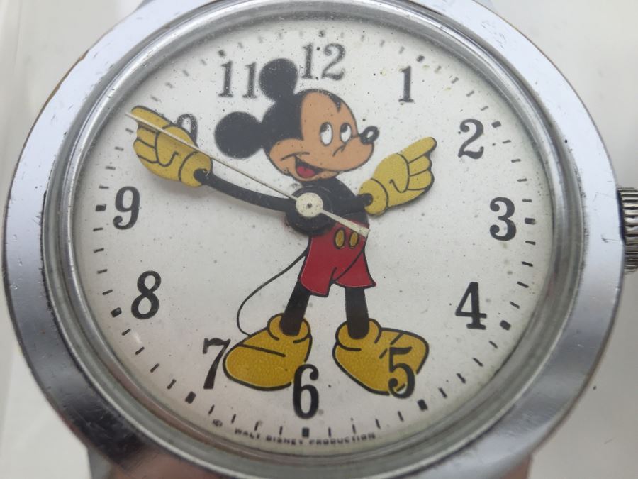 Set Of 3 Vintage Mickey Mouse Walt Disney Productions Character Watches [Photo 14]