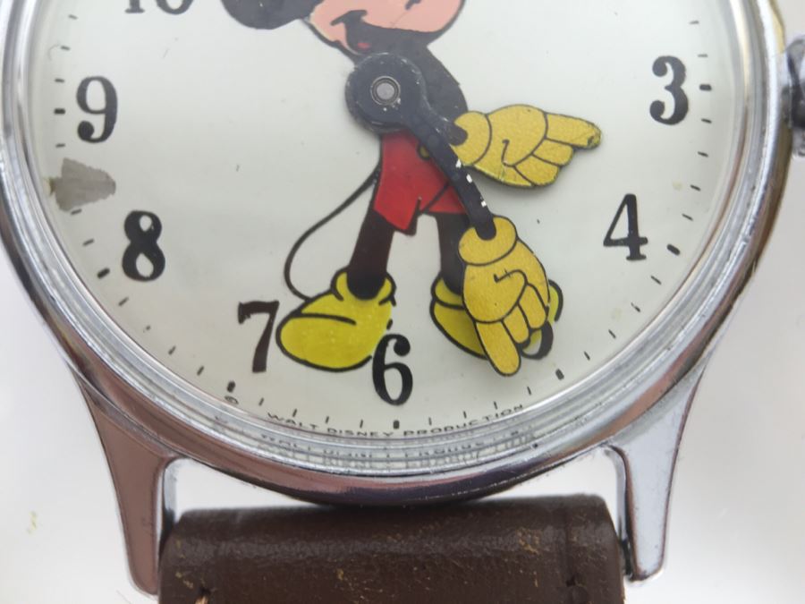 Set Of 3 Vintage Mickey Mouse Walt Disney Productions Character Watches [Photo 16]