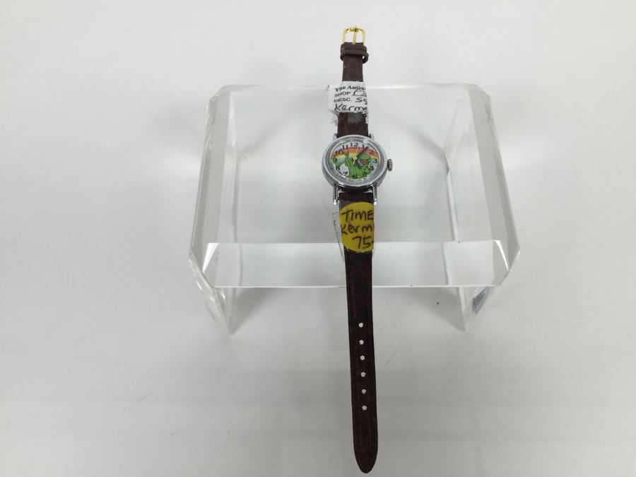 Vintage 1982 TIMEX Kermit The Frog Henson Associates Character Watch [Photo 4]