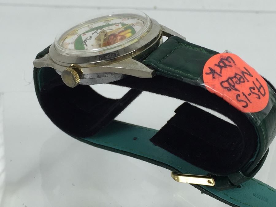 Vintage Babe Ruth Baseball Men's Watch Ticks But May Need Work [Photo 7]