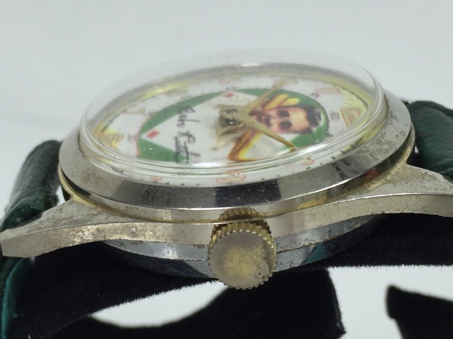 Vintage Babe Ruth Baseball Men's Watch Ticks But May Need Work [Photo 8]