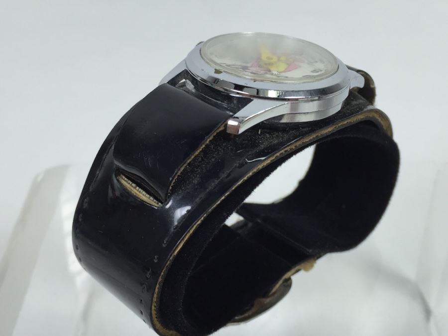 Vintage MIGHTY MOUSE Terrytoons Character Watch Swiss Made [Photo 9]