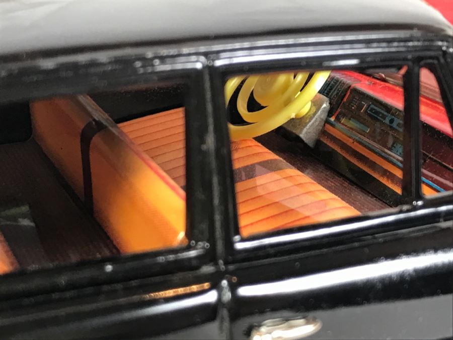 New Old Stock Friction Tin Litho 1960 Mercedes Benz 220S With Box Japan [Photo 14]