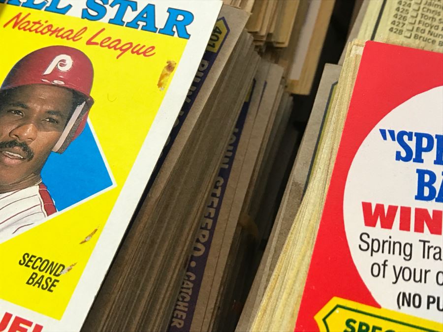 Large Shoebox Collection Of Vintage Topps Baseball Cards Mainly 1987 [Photo 13]