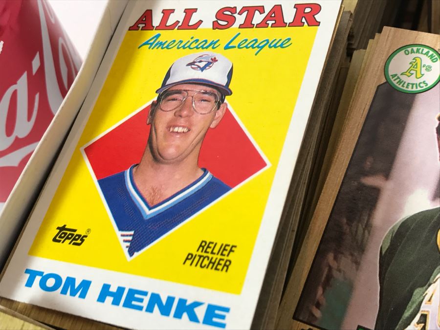 Large Shoebox Collection Of Vintage Topps Baseball Cards Mainly 1987 [Photo 9]