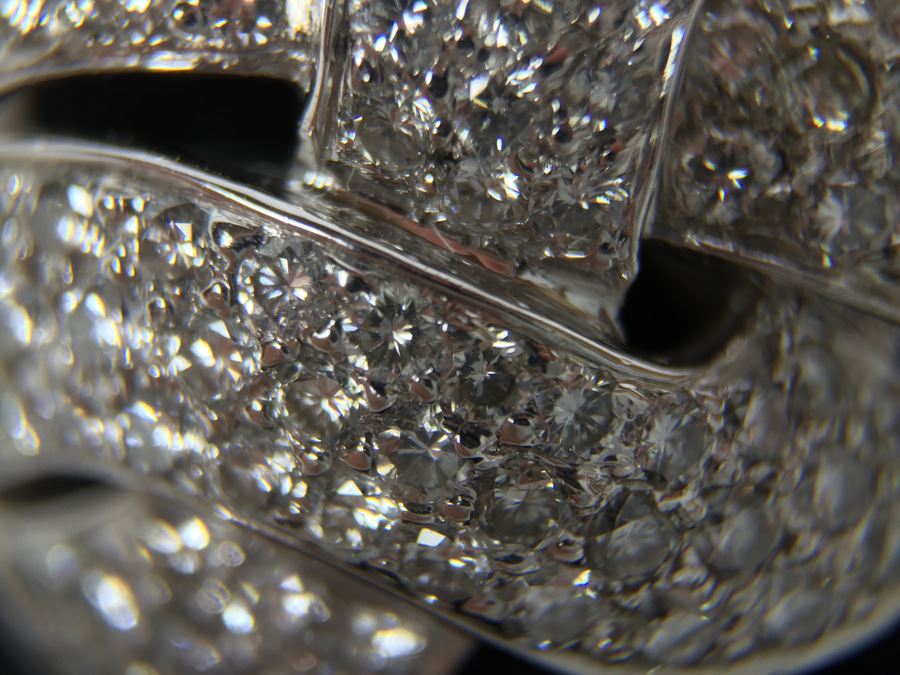 Stunning Platinum Diamond Ring PT900 Apx 2.00 Carat TW VS-2 To SI-1 G-H Appraised Fair Market Value $2,200 Ring Size 5.5 16g [Photo 25]