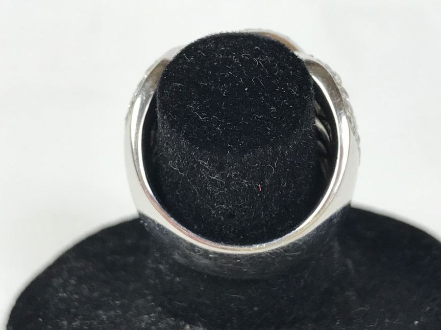 Stunning Platinum Diamond Ring PT900 Apx 2.00 Carat TW VS-2 To SI-1 G-H Appraised Fair Market Value $2,200 Ring Size 5.5 16g [Photo 49]