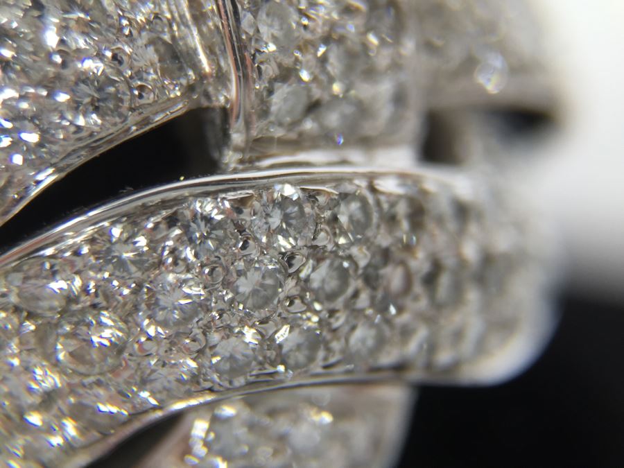 Stunning Platinum Diamond Ring PT900 Apx 2.00 Carat TW VS-2 To SI-1 G-H Appraised Fair Market Value $2,200 Ring Size 5.5 16g [Photo 27]