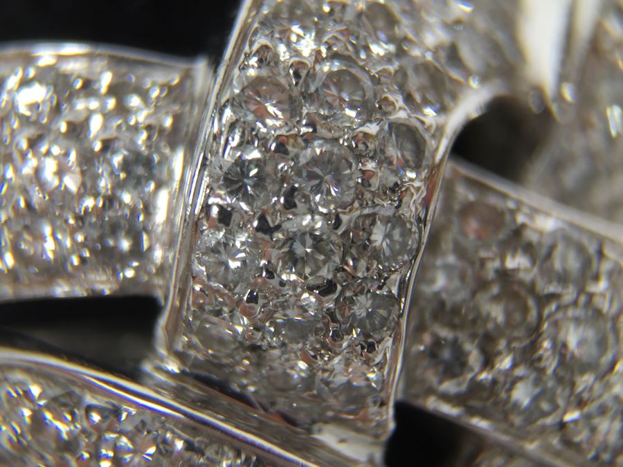 Stunning Platinum Diamond Ring PT900 Apx 2.00 Carat TW VS-2 To SI-1 G-H Appraised Fair Market Value $2,200 Ring Size 5.5 16g [Photo 22]