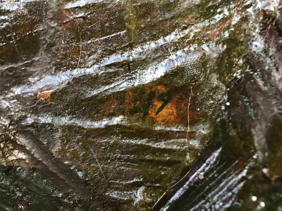 Large Carved Wooden Chinese Elder Wise Man Surrounded By Animals 32' Tall Without Staff - Note Top Of Staff Has Broken Off Fairly Clean Break - See Photos [Photo 41]