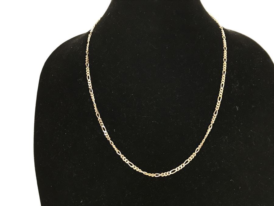 Sterling Silver Chain Necklace Italy 15.5g [Photo 3]