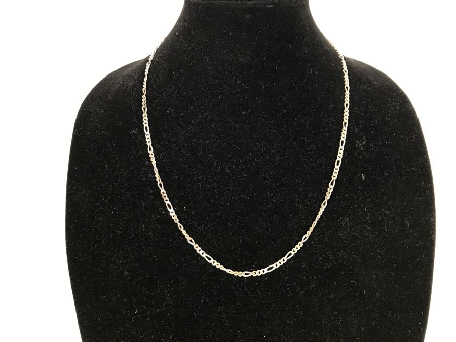 Sterling Silver Chain Necklace Italy 15.5g