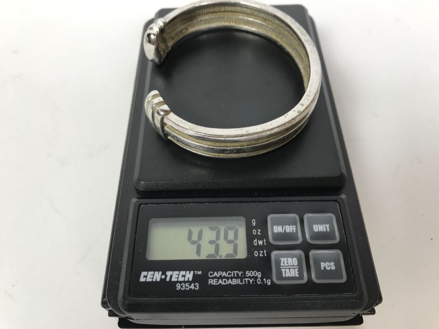 Sterling Silver Bangle Bracelet 43.9g [Photo 5]