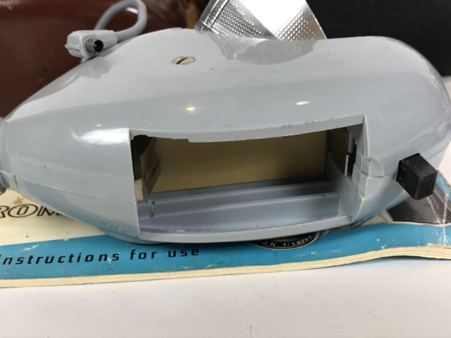 Voigtlander Prominent II Film Camera With Leather Case, Multiple Lenses, Filter, Flash, Hood And Original Manuals - See All Photos [Photo 53]