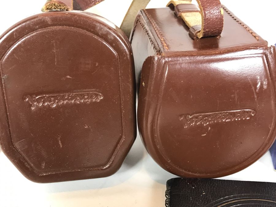 Voigtlander Prominent II Film Camera With Leather Case, Multiple Lenses, Filter, Flash, Hood And Original Manuals - See All Photos [Photo 44]
