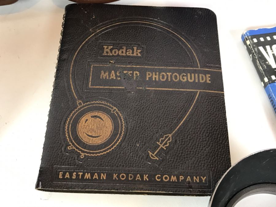 Voigtlander Prominent II Film Camera With Leather Case, Multiple Lenses, Filter, Flash, Hood And Original Manuals - See All Photos [Photo 48]