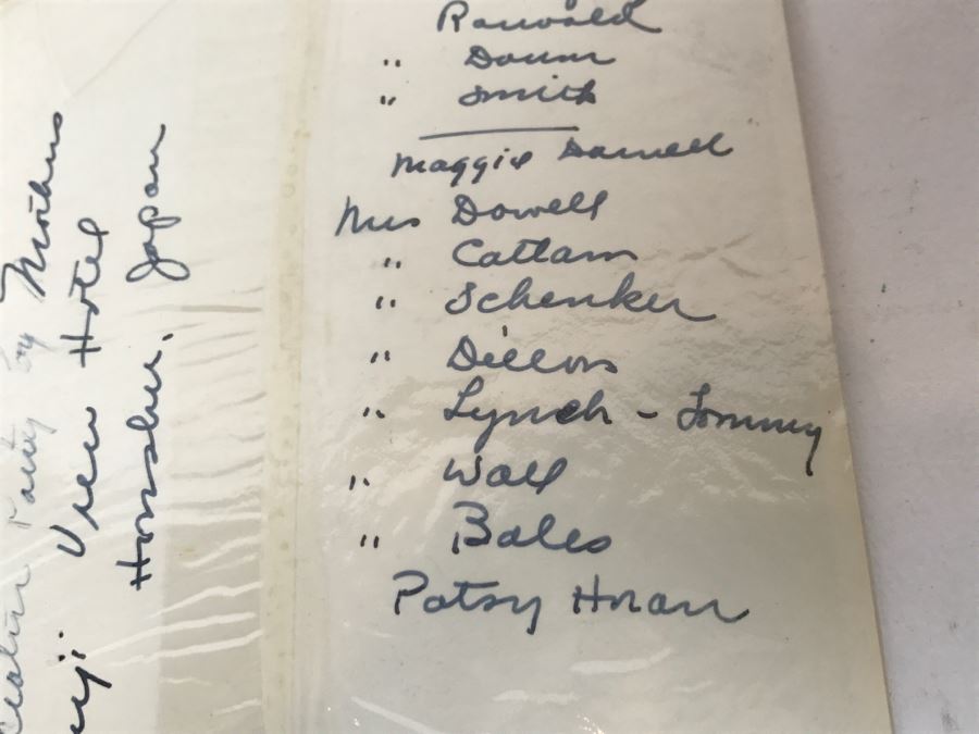 Various Photographs And Ephemera From Army Nurse In Japan Japenese Doll Collection Photograph - See All Photos [Photo 27]