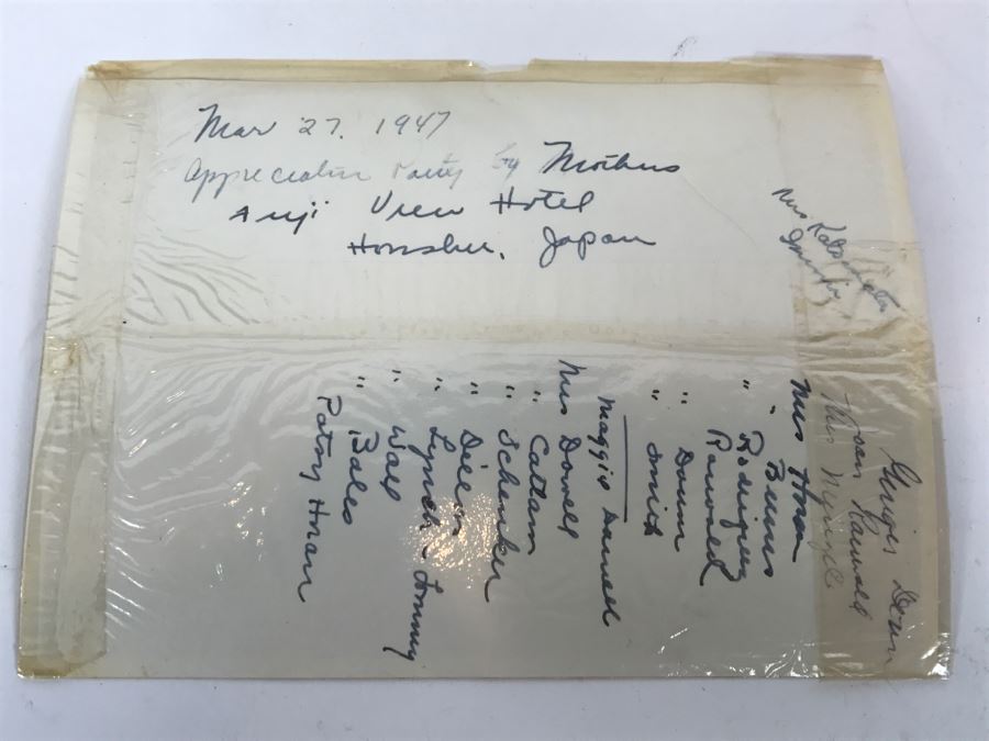 Various Photographs And Ephemera From Army Nurse In Japan Japenese Doll Collection Photograph - See All Photos [Photo 23]