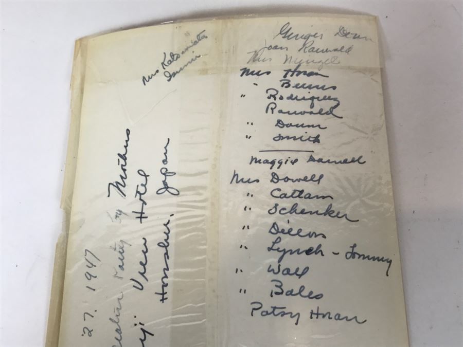 Various Photographs And Ephemera From Army Nurse In Japan Japenese Doll Collection Photograph - See All Photos [Photo 25]