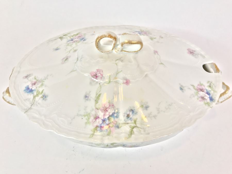 Theodore Haviland Limoges France China Soup Tureen - Very Slight Chip Under Lid As Shown In Photos [Photo 4]