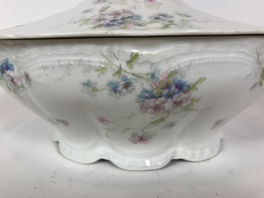 Theodore Haviland Limoges France China Soup Tureen - Very Slight Chip Under Lid As Shown In Photos [Photo 2]