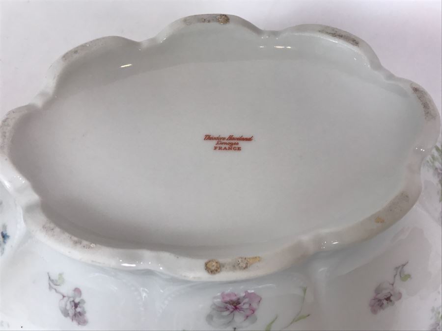 Theodore Haviland Limoges France China Soup Tureen - Very Slight Chip Under Lid As Shown In Photos [Photo 9]