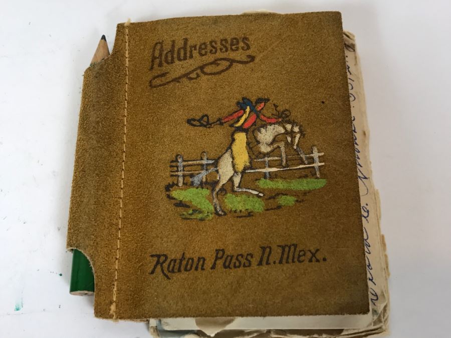 Vintage Address Book Raton Pass New Mexico [Photo 2]