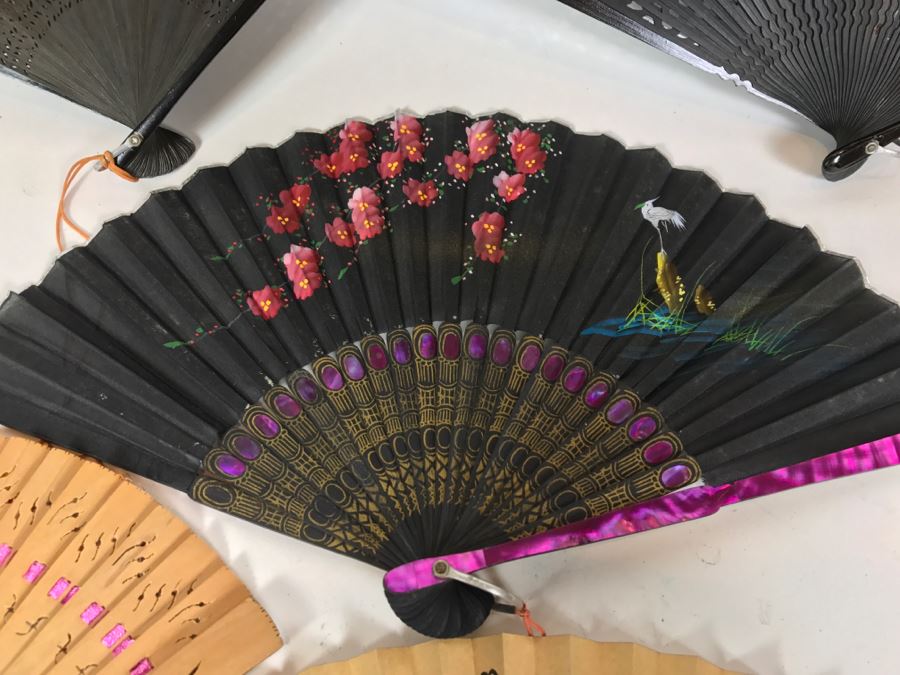 Vintage Japanese Fan Collection [Photo 3]