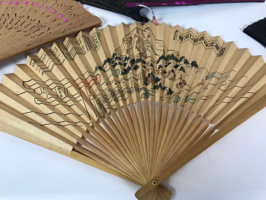 Vintage Japanese Fan Collection [Photo 7]