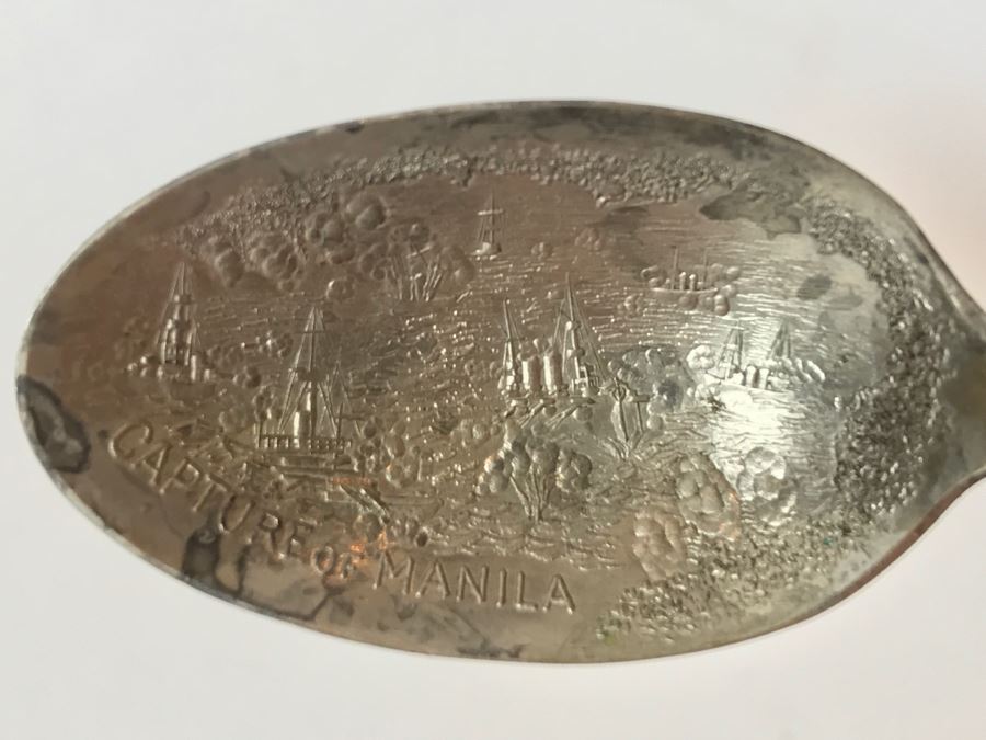 Souvenir Spoon Dewey Capture Of Manila [Photo 4]