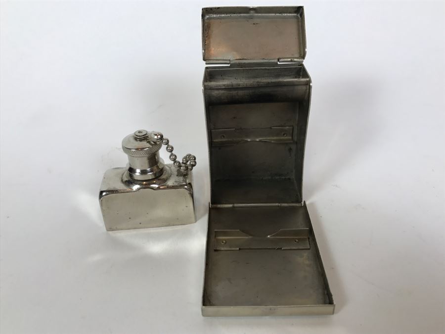 Antique Portable WWII Medical Needle Sterilizer U. S. A. M. D. Pioneer New York, NY