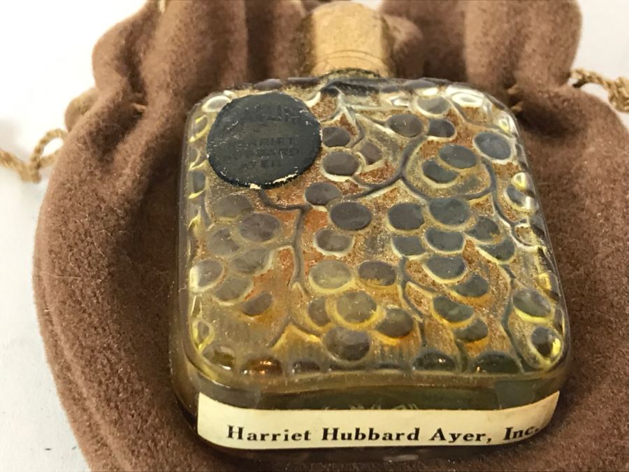 Antique Harriet Hubbard Ayer Darling Perfume Bottle First Cosmetic Co In USA