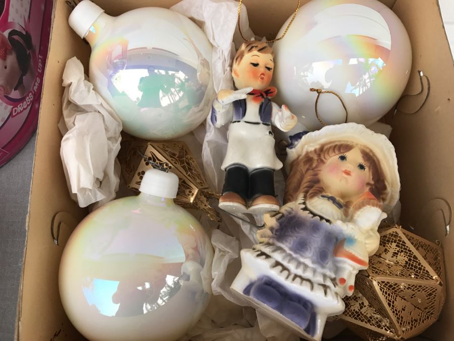 Collection Of Christmas Ornaments Including Waterford, Royal Crown Derby, Wedgwood, Department 56 And Reed & Barton [Photo 10]
